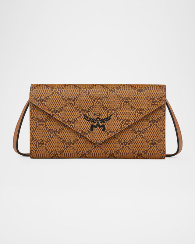 Himmel Lauretos Envelope Leather Wallet on Chain